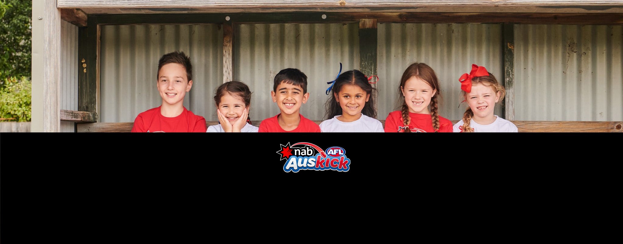 Auskickers having fun