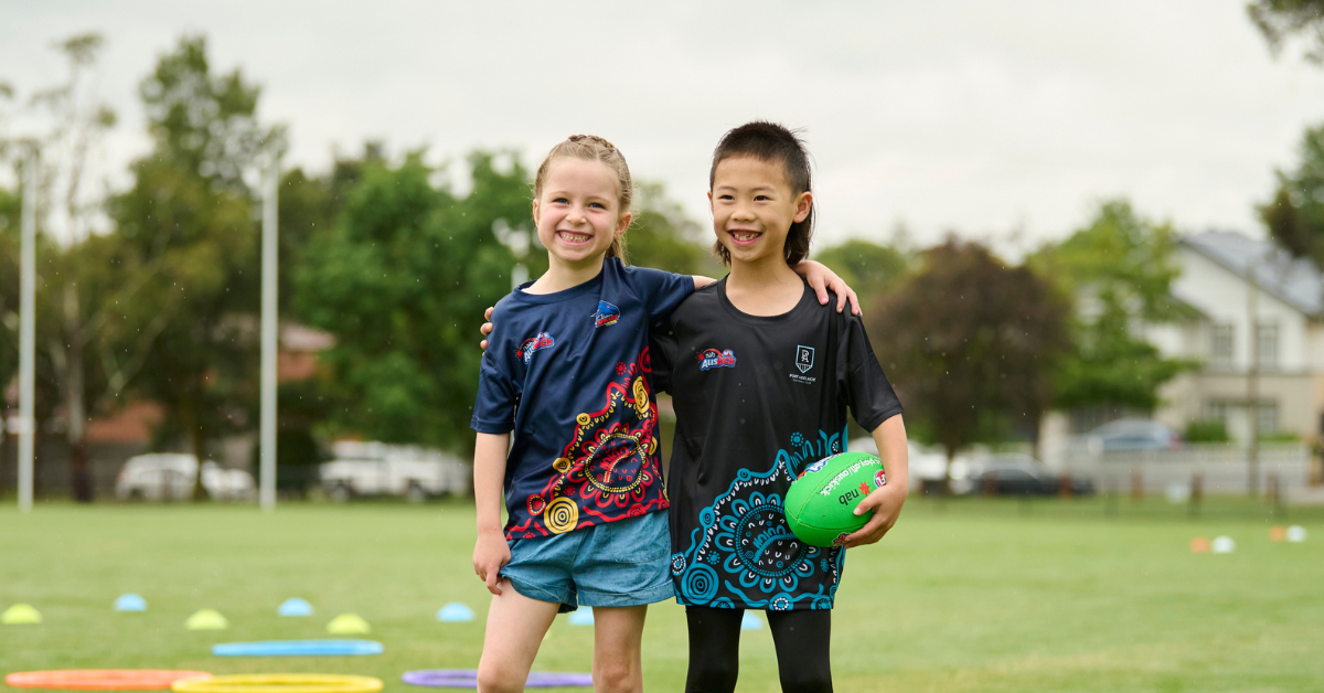South Australia Auskickers with Ball