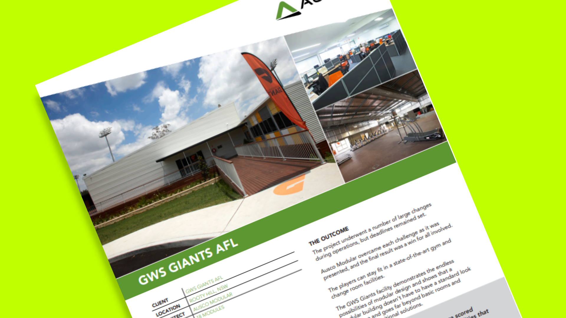 GWS Giants AFL Modular Build - Play AFL