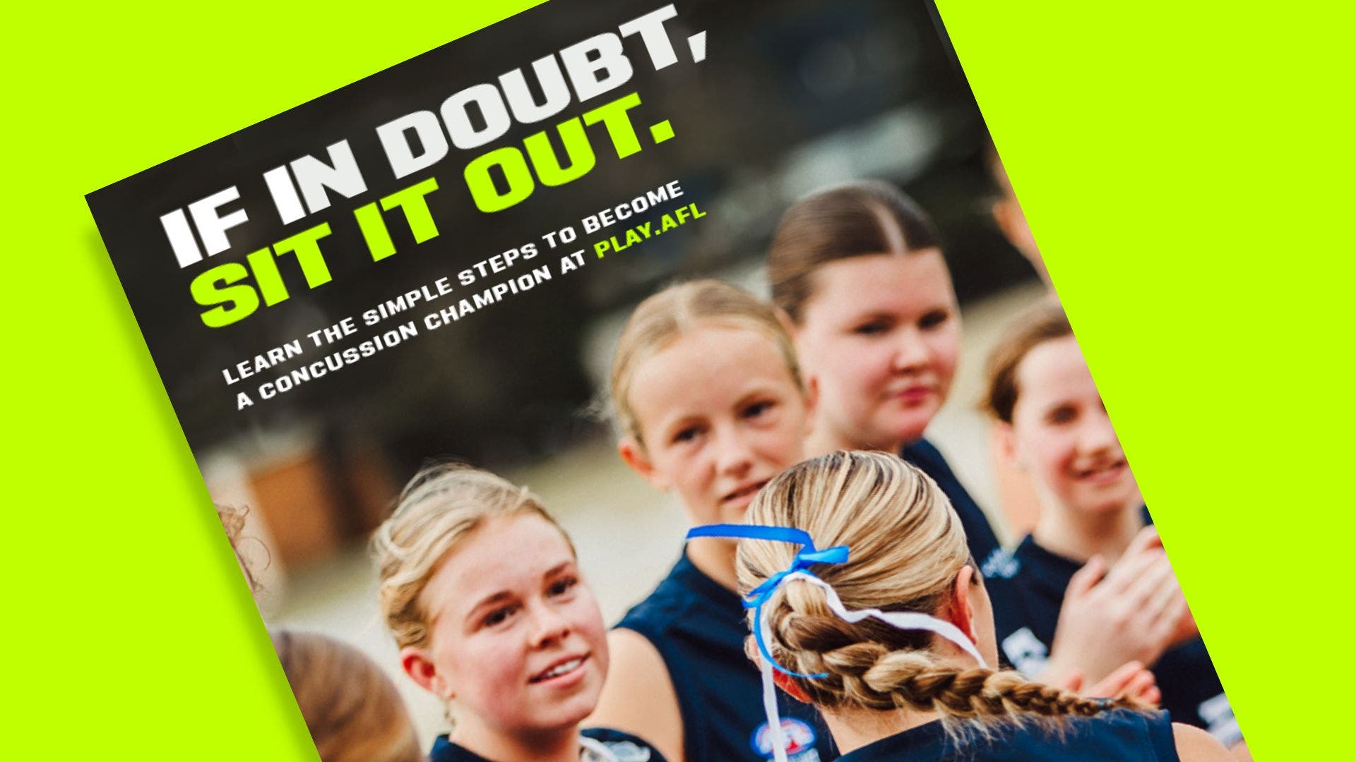 If In Doubt, Sit It Out - Play AFL