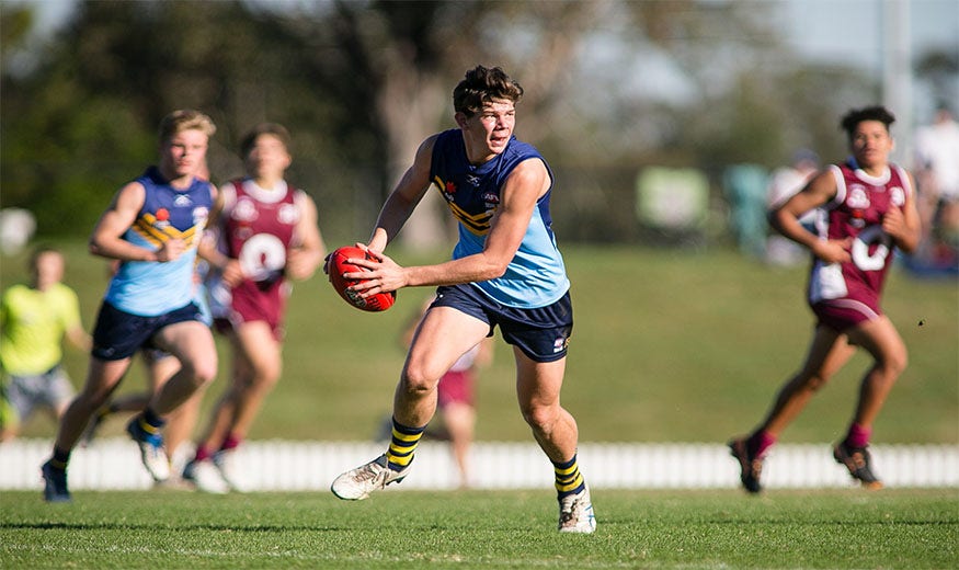 Josh Rayner Rugby Delahunty & Rayner selected for NAB AFL Academy - Play AFL