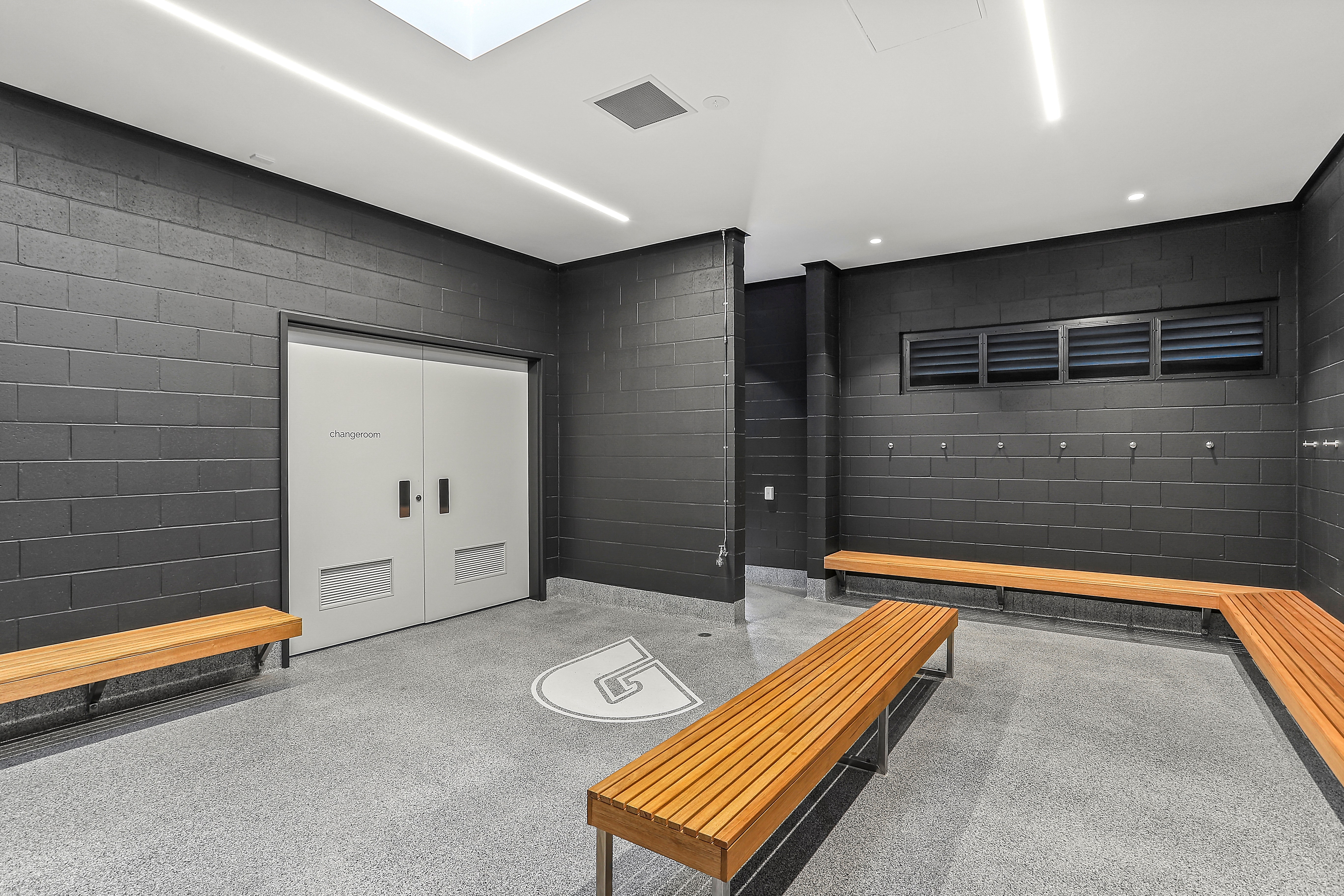 Everleigh Sports Park gender-neutral changerooms