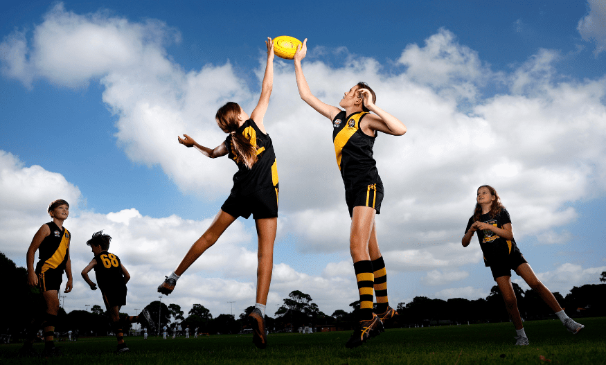 Moore Park Tigers ruck contest